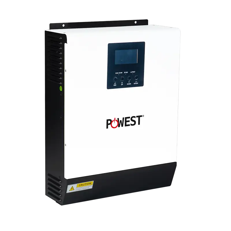 Inversor solar All in One 1kVA on-grid Powest de 1 kW, vista frontal