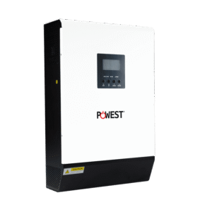 Inversor solar All in One 3kVA on-grid Powest de 3 kW, vista frontal