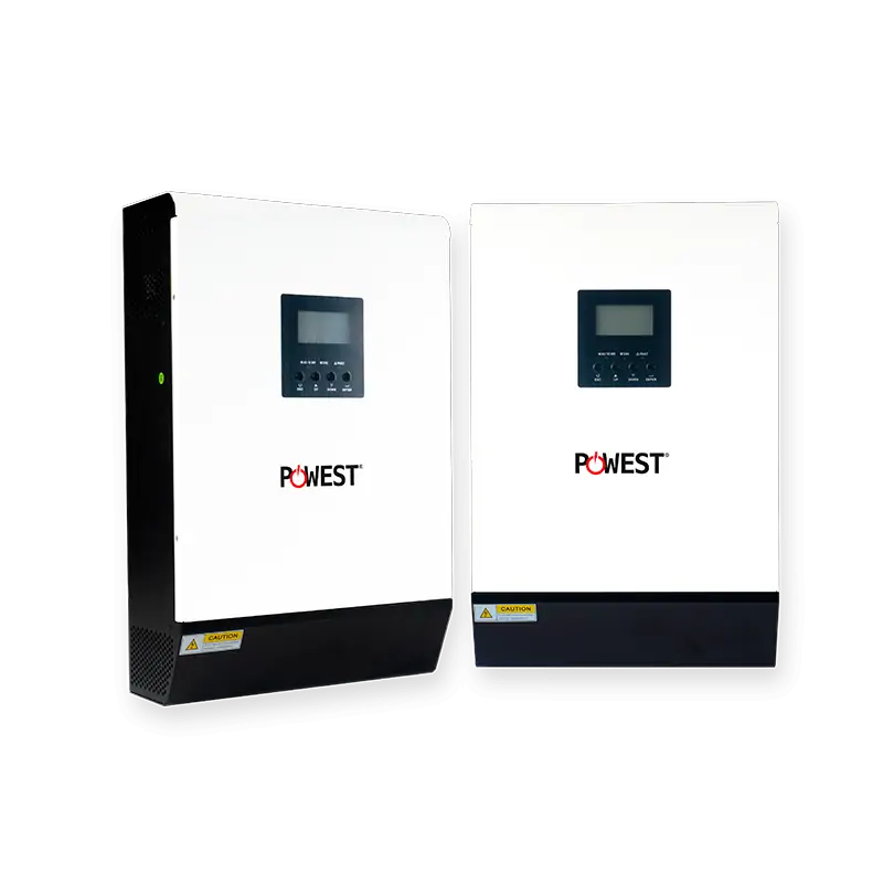 Inversor solar All in One 3kVA on-grid Powest de 3 kW, pantalla y controles
