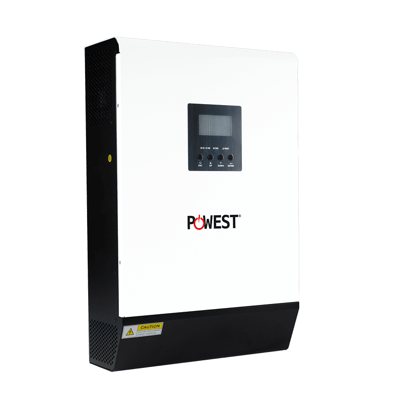 Inversor solar All in One 3kVA on-grid Powest de 3 kW, vista frontal