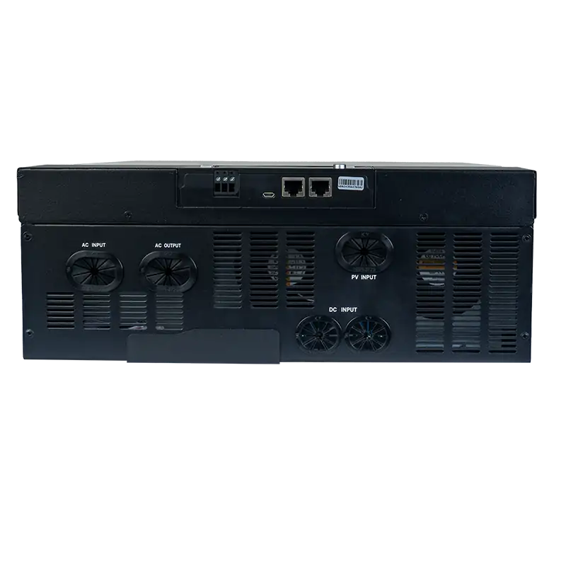 Inversor solar All in One 6kVA on-grid Powest de 6 kW, detalle de conexiones