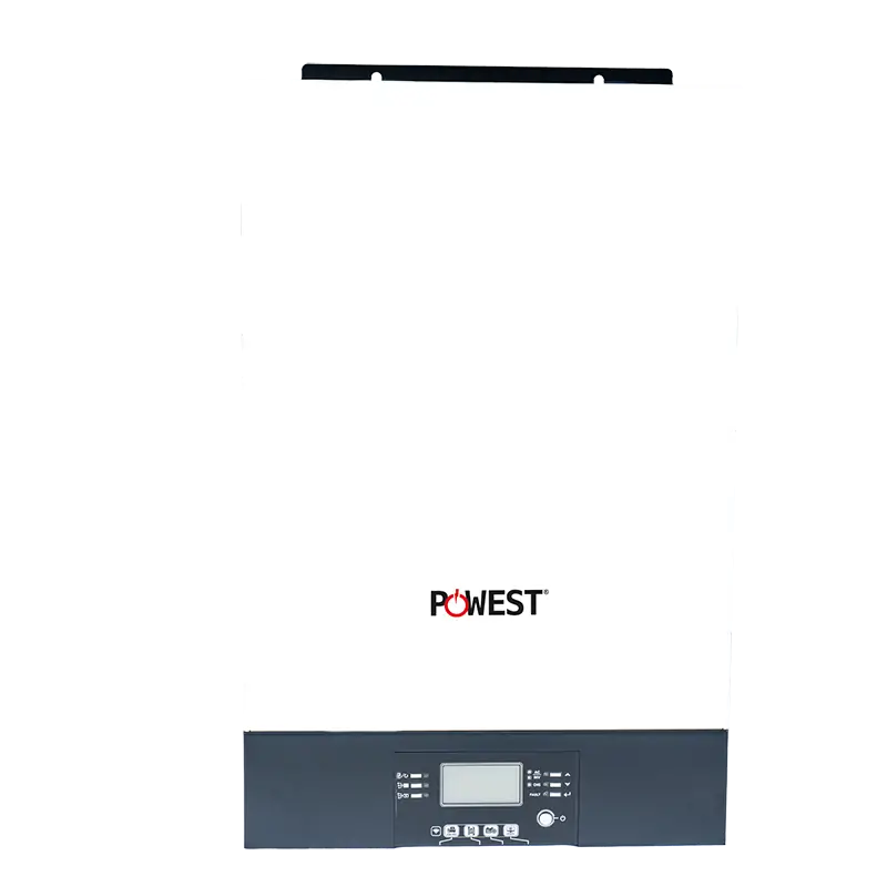 Inversor solar All in One 6kVA on-grid Powest de 6 kW, vista frontal