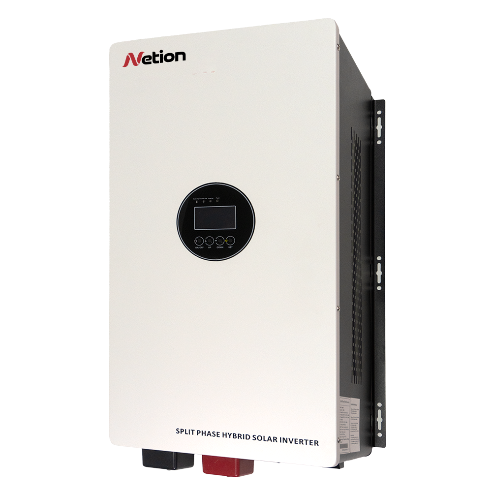 Inversor solar híbrido fase dividida 6kW Netion de 6 kW, vista lateral