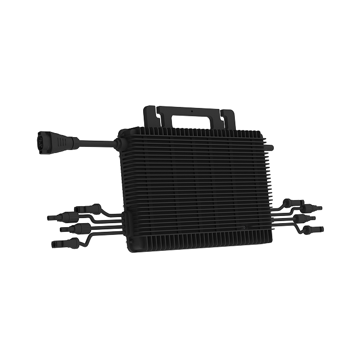 Microinversor Hoymiles HMS-2000-4T · 2000W 220 VAC de 2 kW, vista posterior