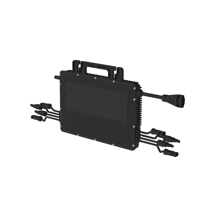 Microinversor trifásico Hoymiles HMT-2000-4T-208 · 2000W de 2 kW, vista posterior
