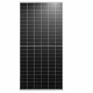 Panel solar 585Wp bifacial monocristalino Luxen de 585 W, vista frontal