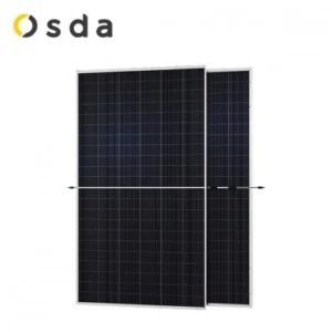 Panel solar 730Wp bifacial monocristalino Osda de 730 W, vista frontal