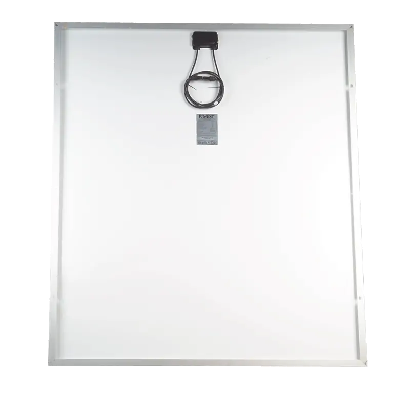 Panel solar monocristalino 300W Powest de 300 W, vista posterior