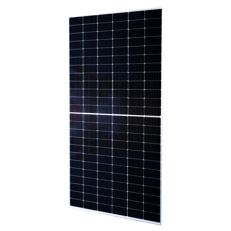 Panel solar monocristalino 550W Powest de 550 W, vista lateral