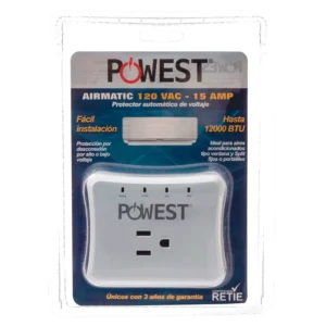 Protector de voltaje AIRMATIC Powest, vista frontal