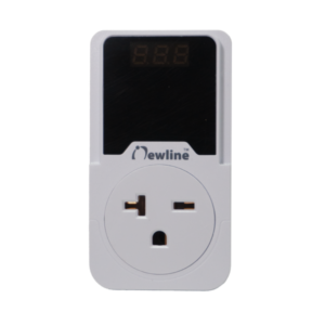 Protector de voltaje AIRPRO 220V LCD Netion, vista frontal