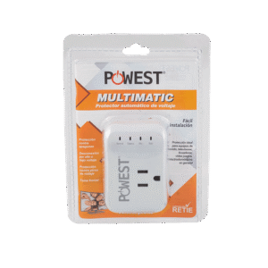 Protector de voltaje MULTIMATIC Powest, vista frontal