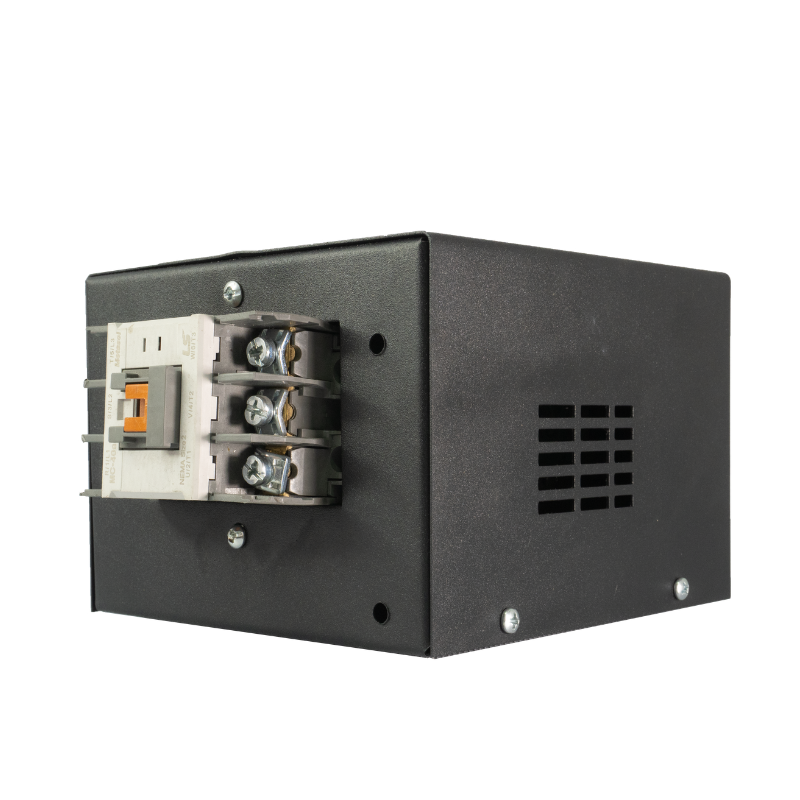 Protector de voltaje PROINDUSTRIAL BIFÁSICO 13200W Netion de 13,2 kW, vista lateral