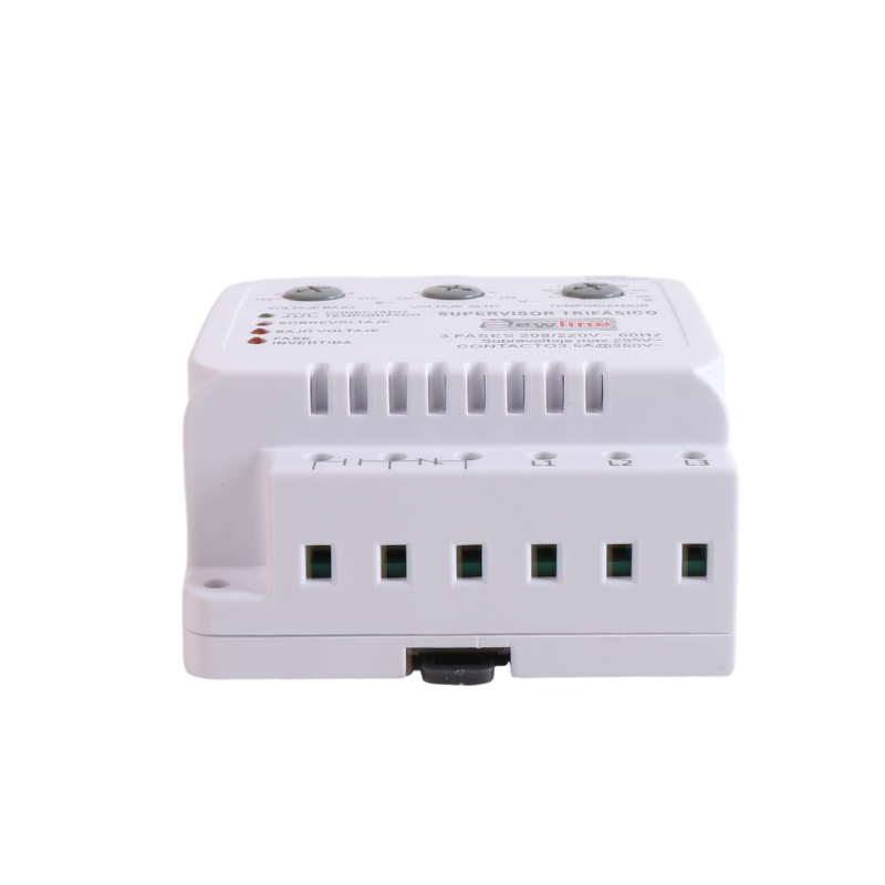 Protector de voltaje PROINDUSTRIAL TRIFÁSICO 220VAC Netion, vista posterior