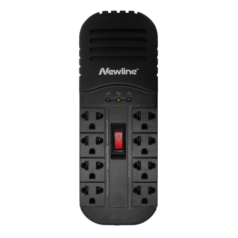 Regulador de voltaje PC 2000VA Netion de 1 kW, vista frontal