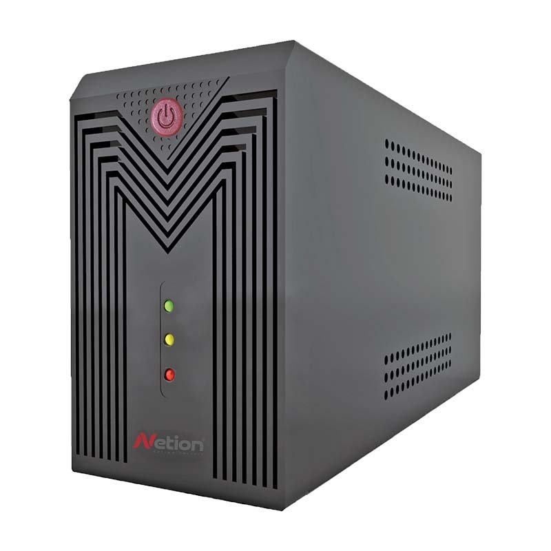 UPS interactiva monofásica 750VA · Serie TF Netion de 360 W, detalle de conexiones