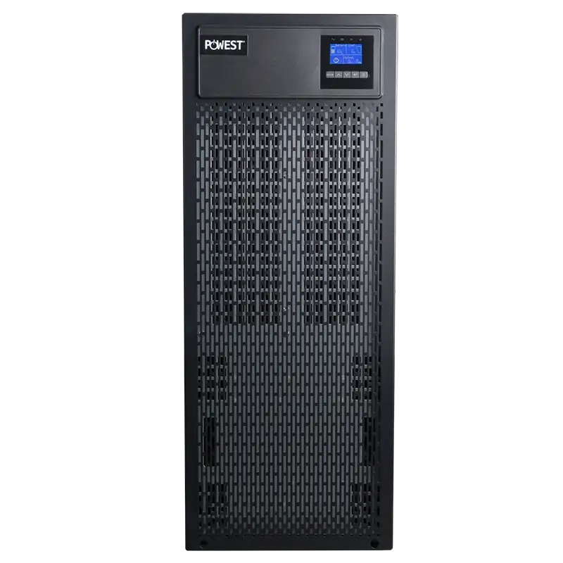 UPS ONLINE bifásica 10kVA / 10000W Powest de 10 kW, vista frontal