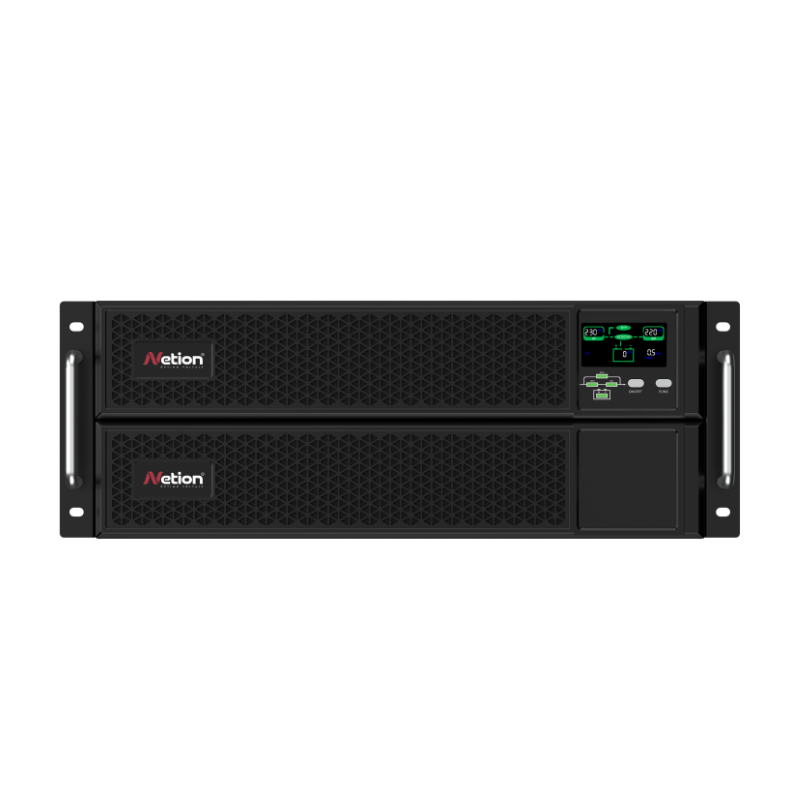 UPS online bifásica 6kVA / 6000W · Serie AW Netion de 6 kW, vista frontal