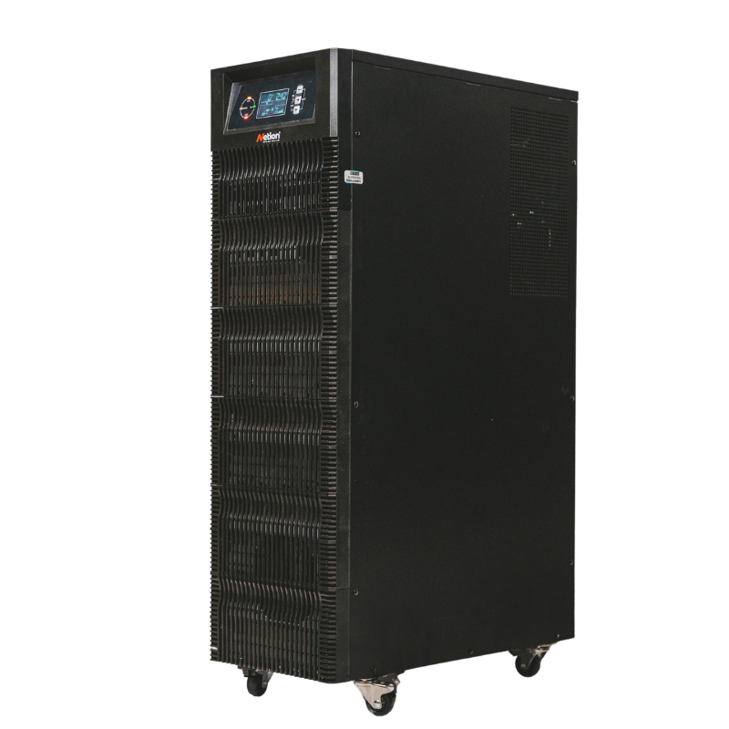 UPS online bifásica 6kVA / 6000W · Serie UP Netion de 6 kW, vista lateral