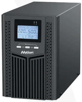 UPS online monofásica 2kVA / 2000W · Serie EP Netion de 2 kW, vista lateral