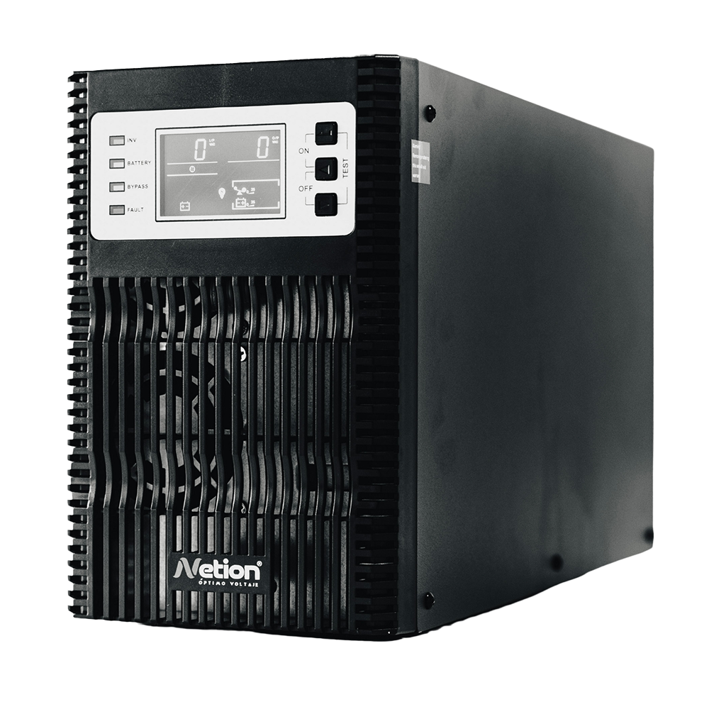 UPS online monofásica 3kVA / 3000W · Serie UP Netion de 3 kW, vista posterior