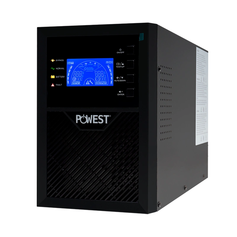 UPS online POWEST 1kVA / 900W de 900 W, vista lateral