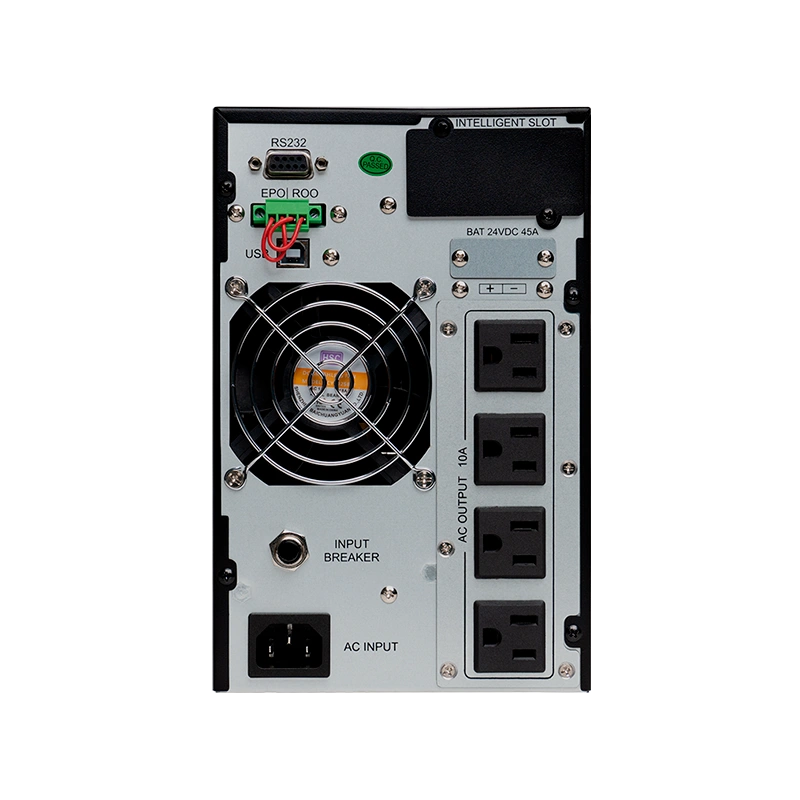 UPS online POWEST 1kVA / 900W de 900 W, vista posterior