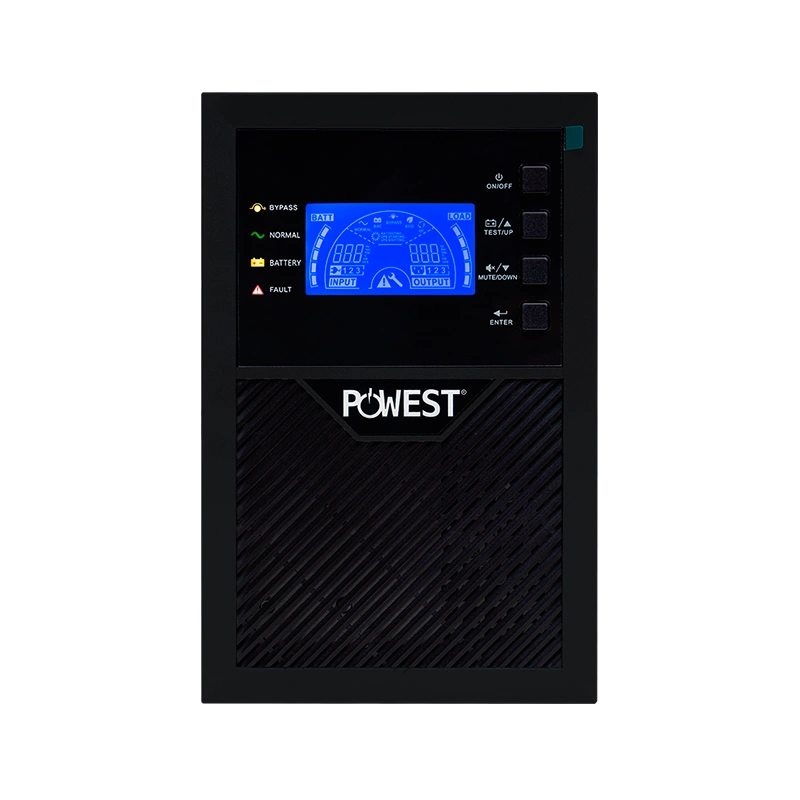 UPS online POWEST 1kVA / 900W de 900 W, detalle de conexiones