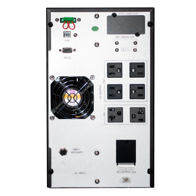 UPS online POWEST 2kVA / 1800W de 1,8 kW, vista lateral