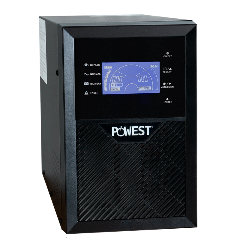 UPS online POWEST 2kVA / 1800W de 1,8 kW, vista frontal