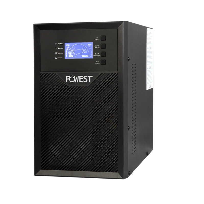 UPS online POWEST 3kVA / 2700W de 2,7 kW, vista lateral