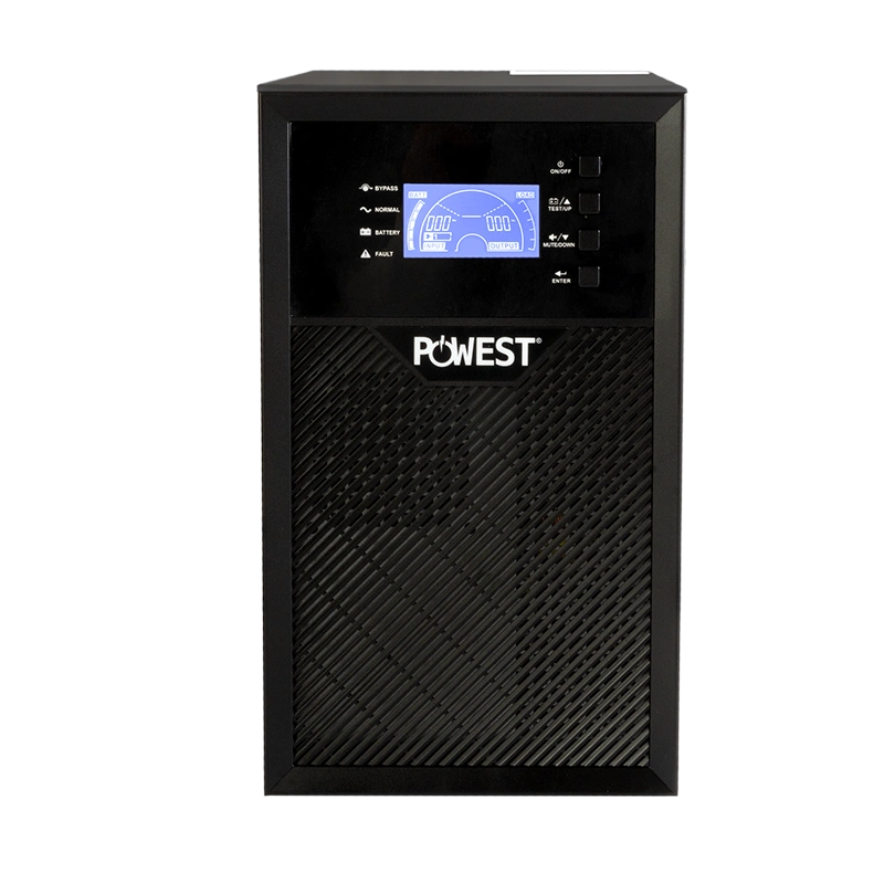 UPS online POWEST 3kVA / 2700W de 2,7 kW, vista frontal