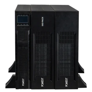 UPS ONLINE RACK bifásica 10kVA / 10000W Powest de 10 kW, vista frontal