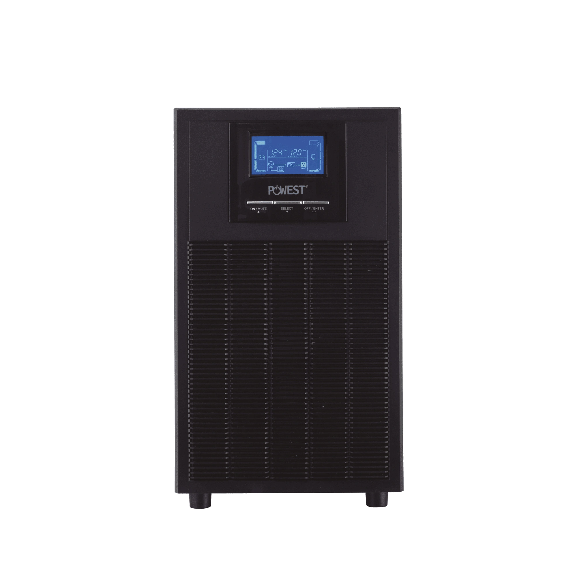 UPS online WINNER 2kVA / 1800W Powest de 1,8 kW, detalle de conexiones