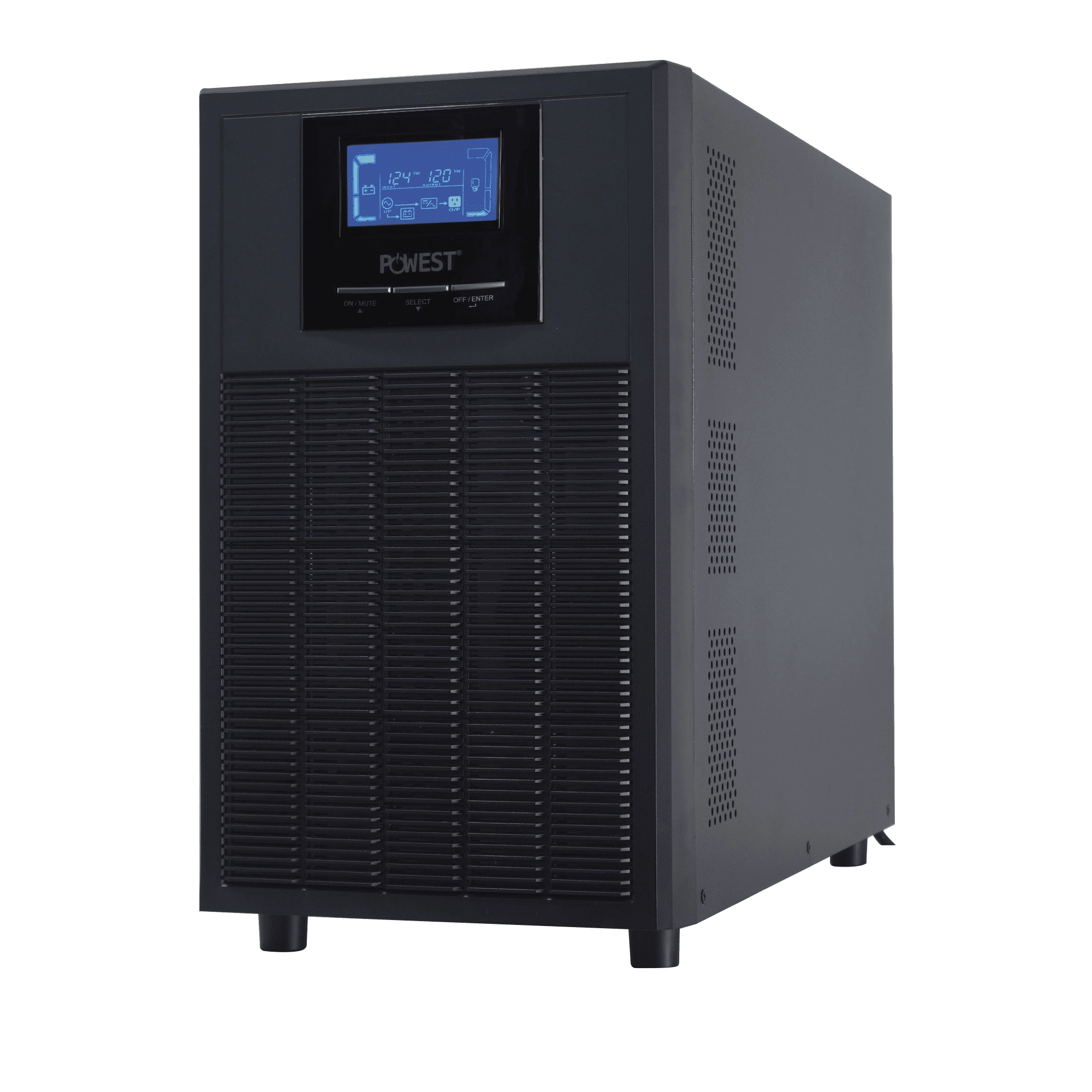 UPS online WINNER 3kVA / 2700W Powest de 2,7 kW, vista lateral