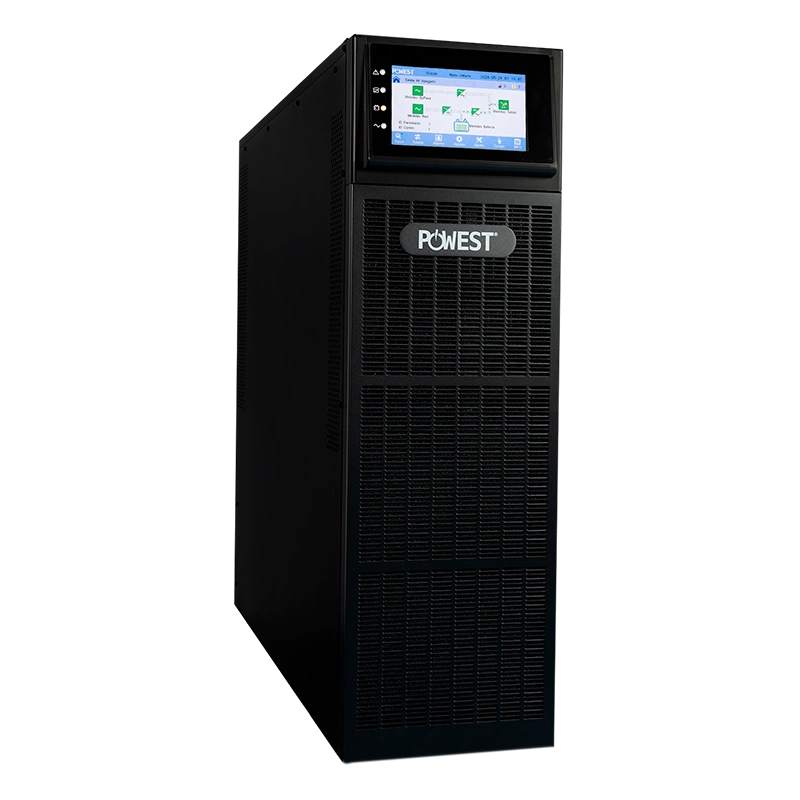 UPS trifásica Powest EA9910 · 10kW de 10 kW, vista lateral