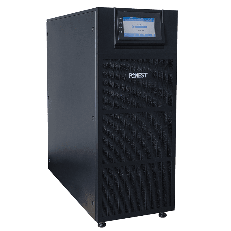 UPS trifásica Powest EA9930 · 30kW de 30 kW, vista lateral