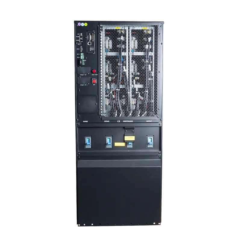 UPS trifásica Powest EA9960 · 60kW de 60 kW, detalle de conexiones